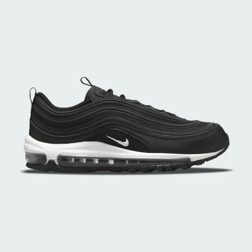 Nike Air Max 97 Women's Running Trainers Black DH8016 001 Toe Collapsed Midsole Geometry