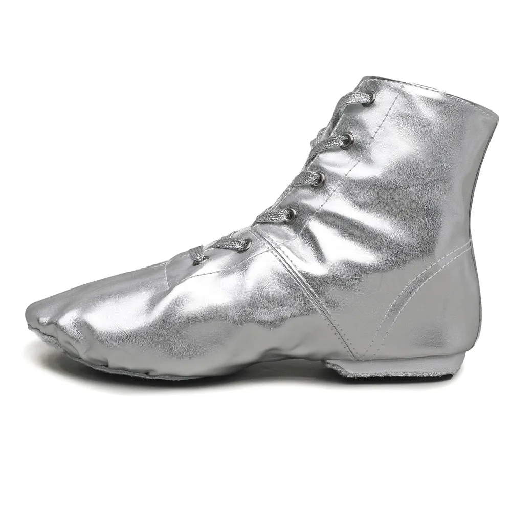 PU Women's Jazz Dance Boots Shinning Shoes