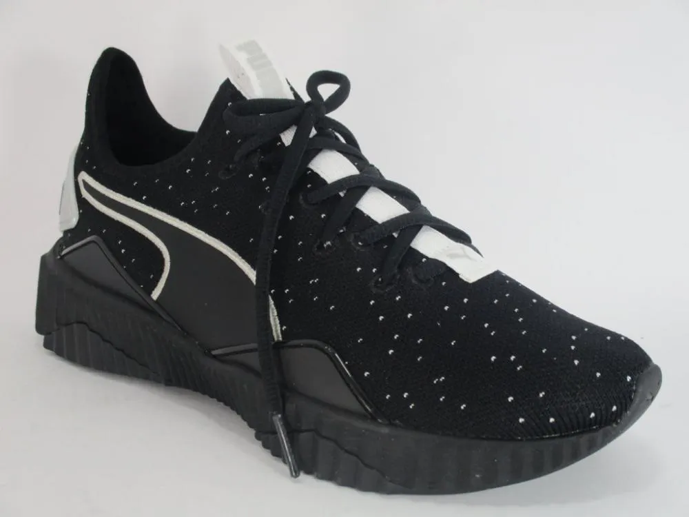 Sweat Resistant Puma scarpa da ginnastica da donna Defy Speckle 192450 02 nero