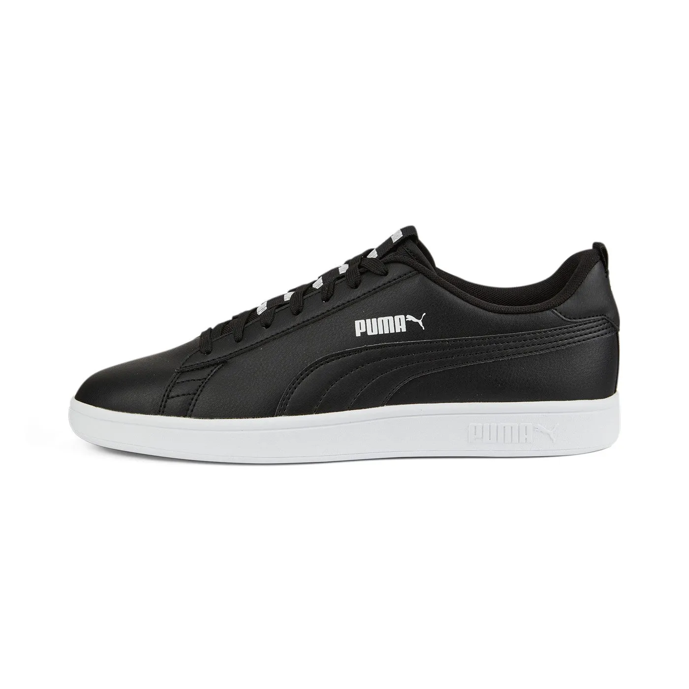 Male mesh construction Puma scarpa sneaker da adulti Smash v2 Tape 386397 02 nero