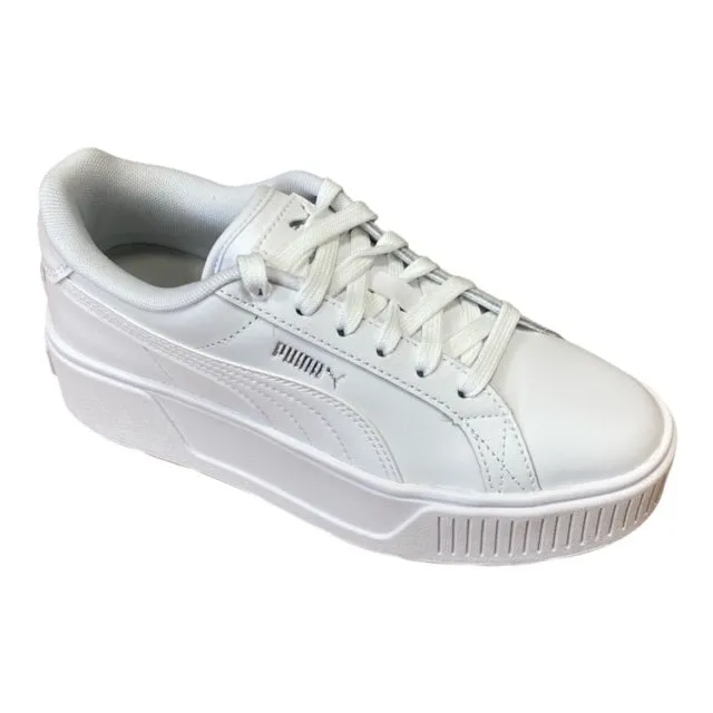 Quality - Assured Puma scarpa sneakers con zeppa da donna Karmen L 384615 01 bianco