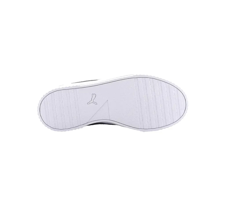 Knit Material Puma scarpa sneakers da donna Carina L 370325 18 bianco