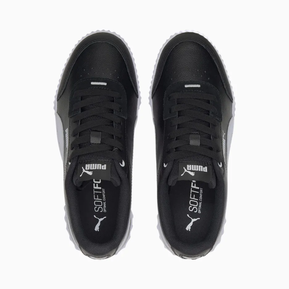 Puma scarpa sneakers da donna Carina Lift 373031 06 nero bianco Microfiber Collar half - marathon - specific shoes