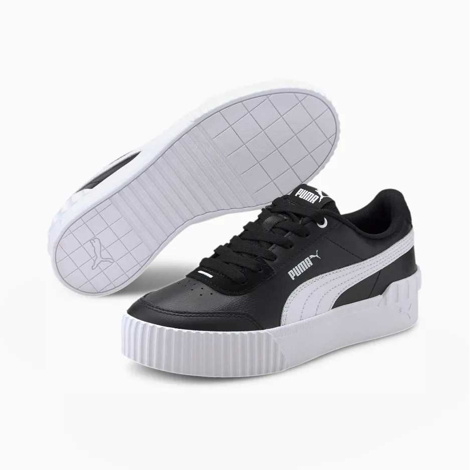 running on treadmill shoes roomy fit shoes Puma scarpa sneakers da donna Carina Lift 373031 06 nero bianco