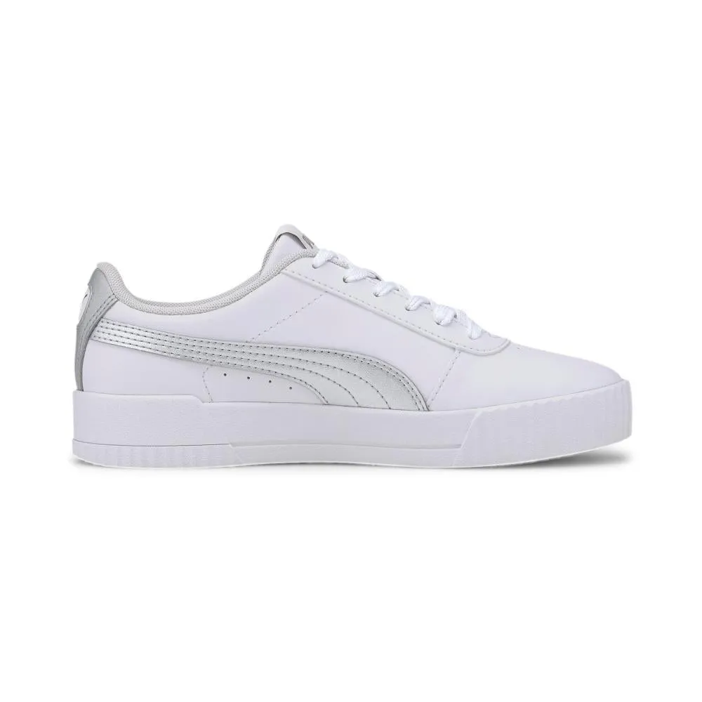 Compression Molded Puma scarpa sneakers da donna Carina Meta20 373229 01 bianco
