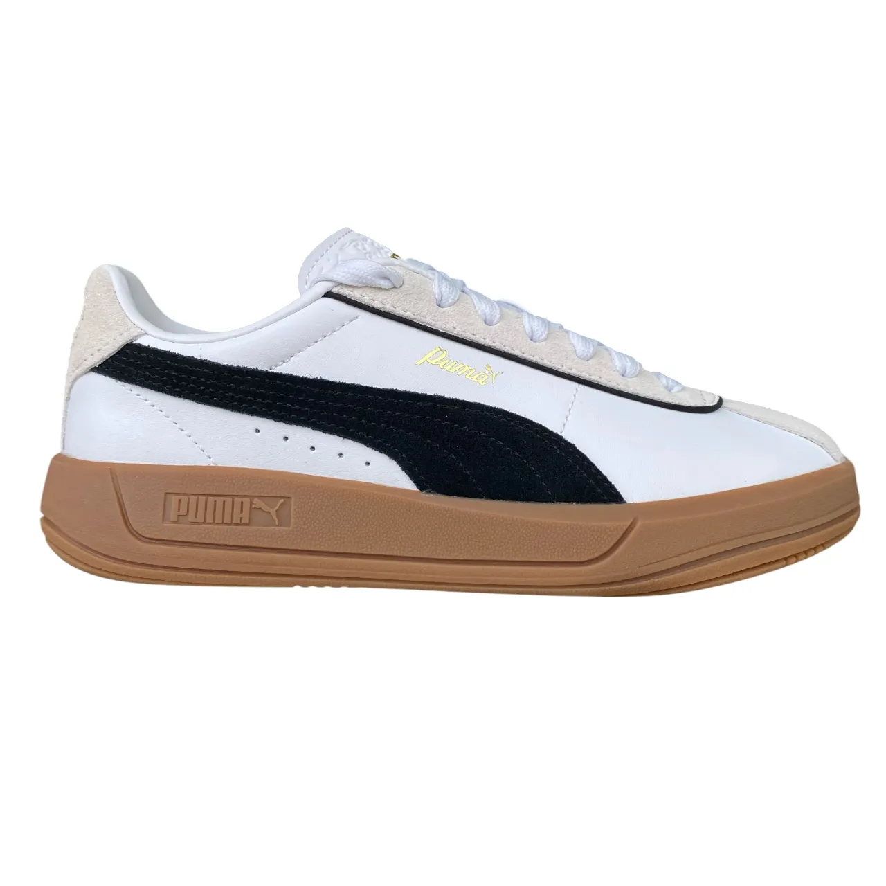 running on a treadmill at home shoes Pressure Relief Channels Puma scarpa sneakers da donna Club Klassika 400364-01 bianco-nero