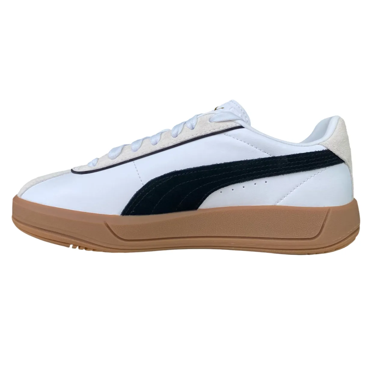 Puma scarpa sneakers da donna Club Klassika 400364-01 bianco-nero Sweatproof