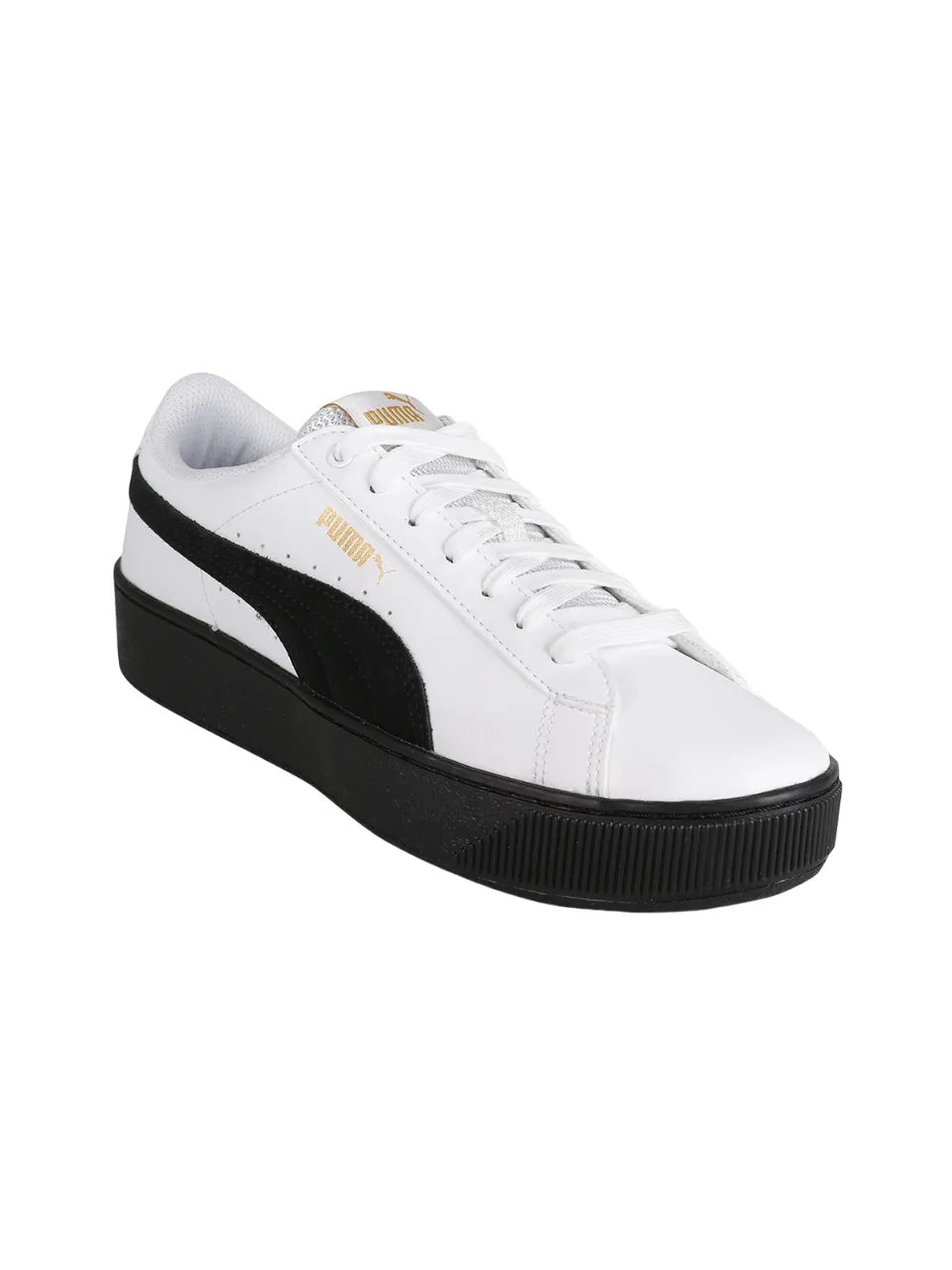 Durable Footwear High Elasticity Puma scarpa sneakers da donna Vikky Platform 364893 04 bianco nero