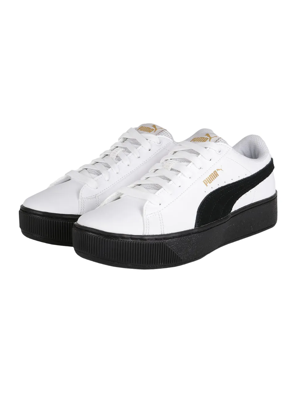 Minimalist Drop Heel jungle shoes Puma scarpa sneakers da donna Vikky Platform 364893 04 bianco nero
