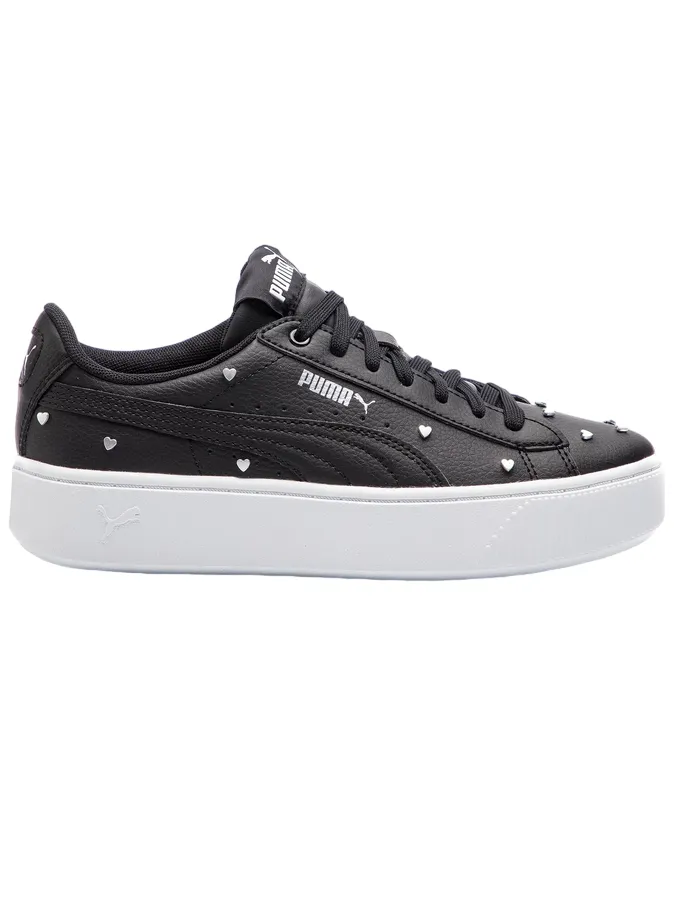 Puma scarpa sneakers da donna Vikky Stacked Studs 369636 01 nero sports jackets Responsive Midsole Technology