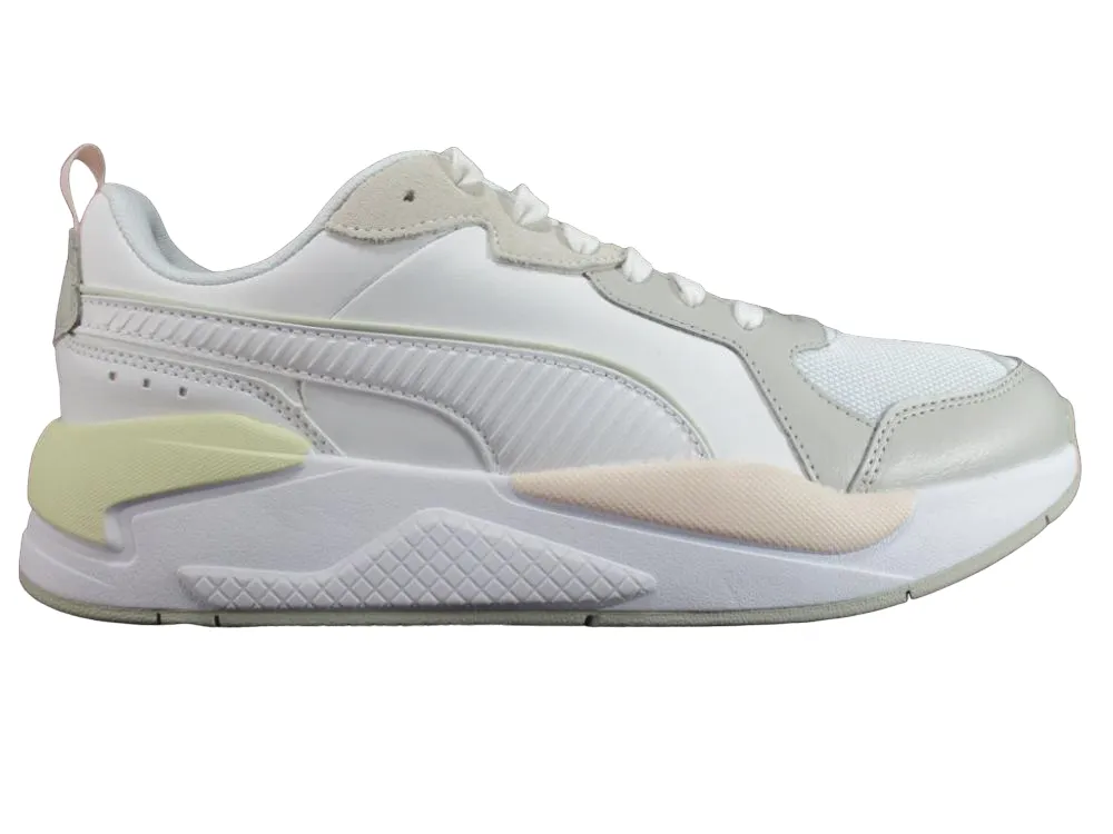 Puma scarpa sneakers sportiva da donna X-Ray Game 372849 04 bianco-grigio Breathable Airflow Vents Ventilated Mesh