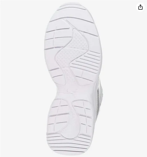 Abrasion Resistant Treads Rebound Enhancing Tech Puma scarpa sportiva da donna Cilia 369778 16 bianco argento