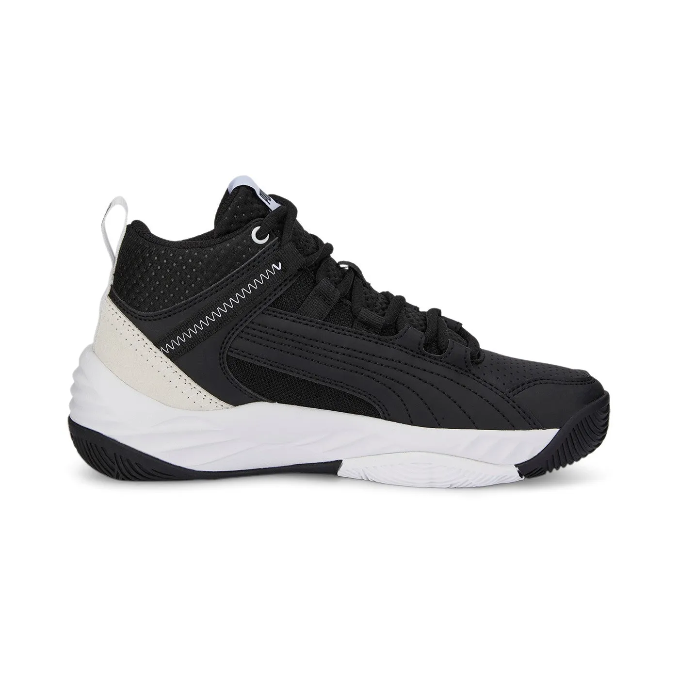 dynamic - movement Adaptive Puma sneakers alta da ragazzo Rebound Future Evo Core Jr 386170 01 black-white