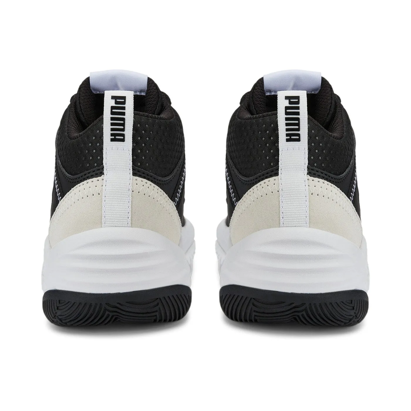 lightweight shoe traits Puma sneakers alta da ragazzo Rebound Future Evo Core Jr 386170 01 black-white