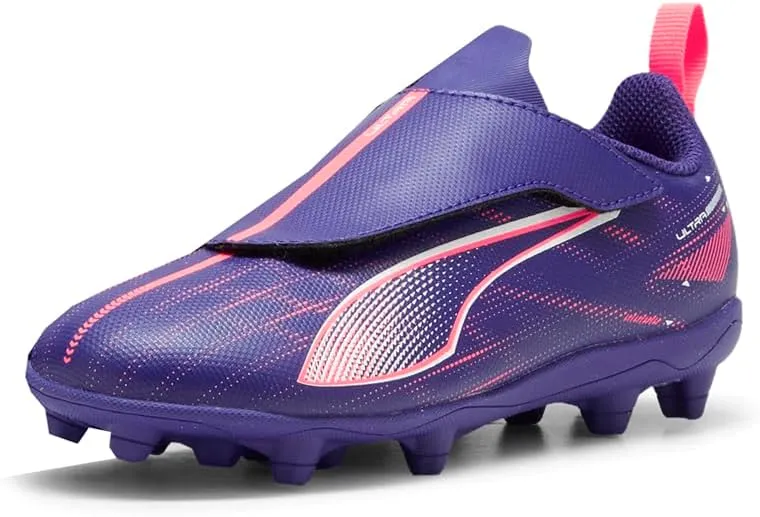PUMA Unisex-Child Ultra Play Hook and Loop Firm Artificial Ground (Toddler/Little Big Kid) Sneaker