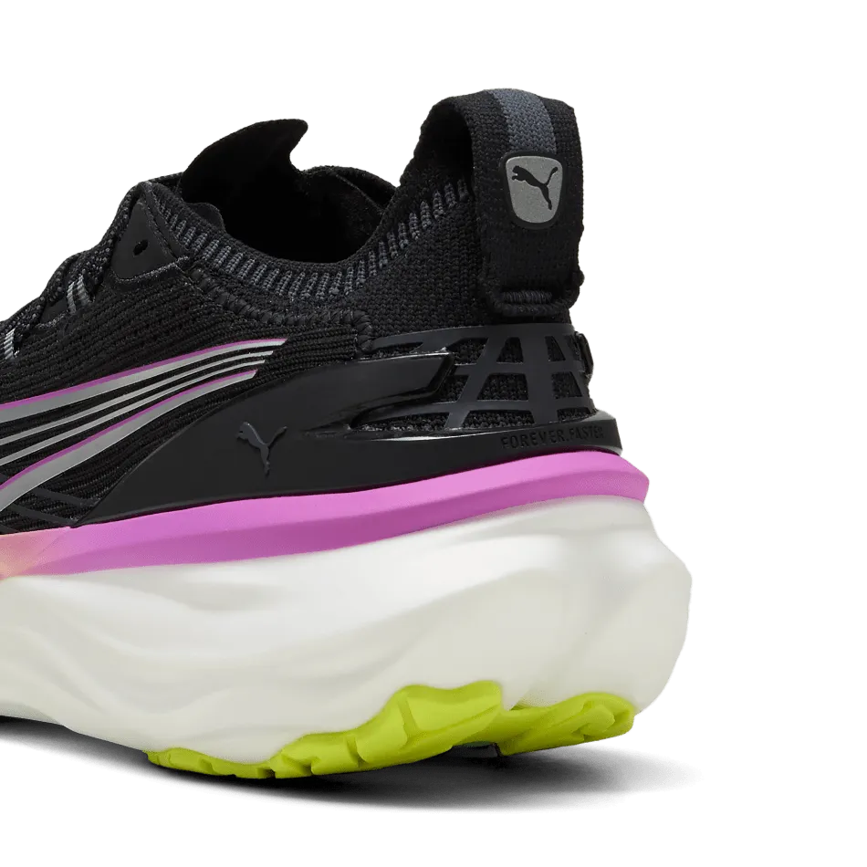 Puma Women's ForeverRun NITRO 2 Running Shoes in Puma Black/Pure Magneta SS25 Ultimate Wear