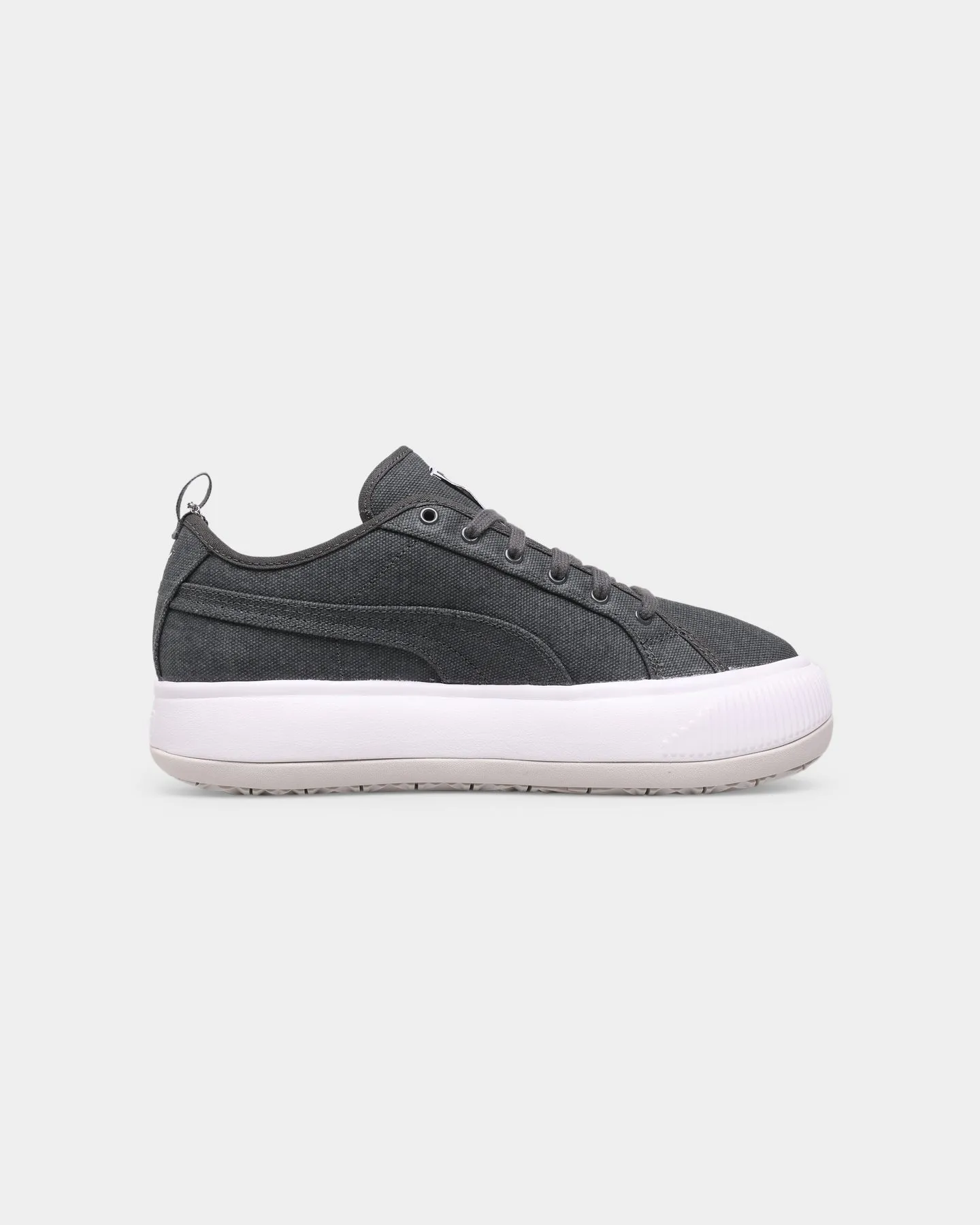 night - running safety Outdoor Adaptability Puma Women's Suede MAYU Ebony/Puma White