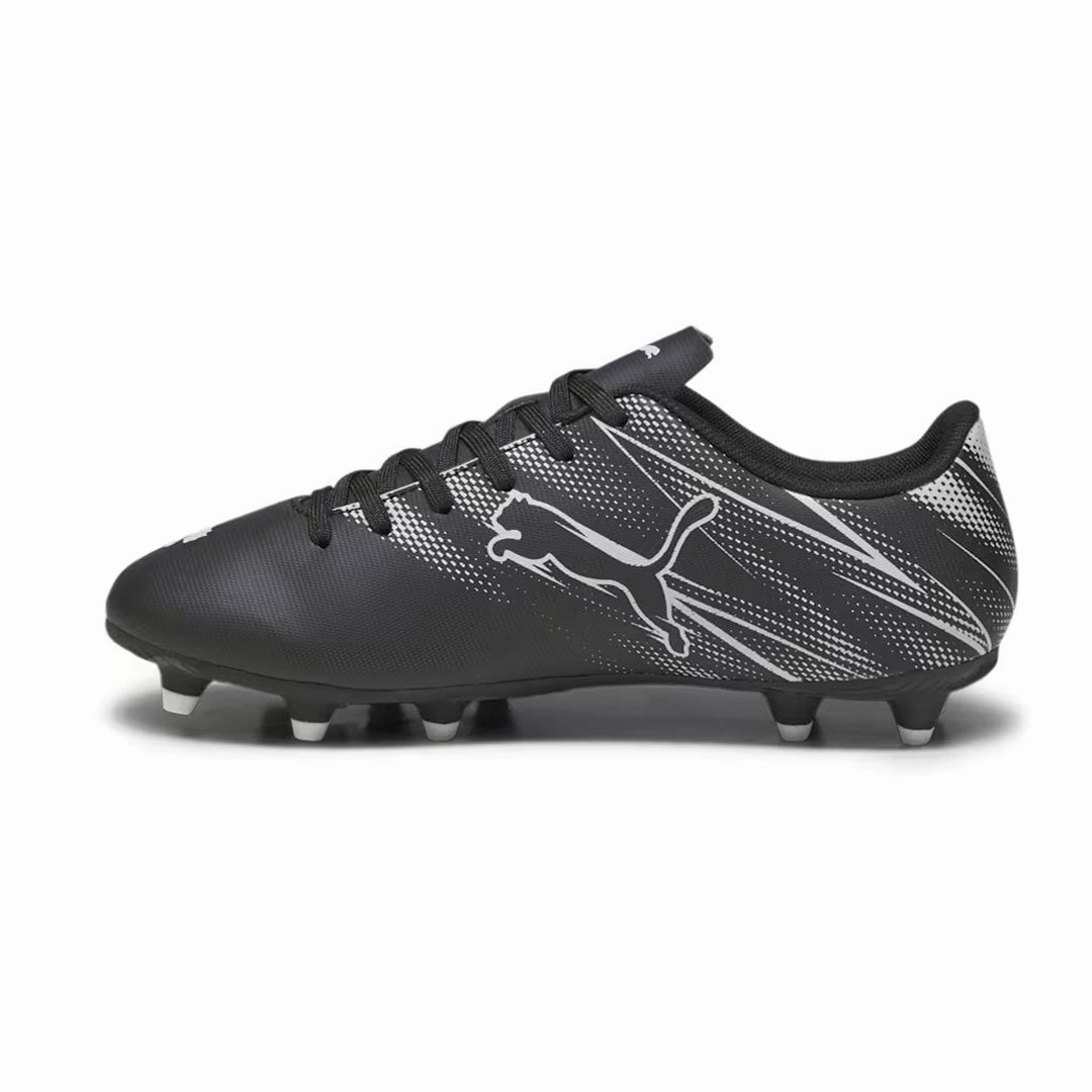 Motion Control Fit DurableMaterial Puma - Kids' (Junior) Attacanto FG/AG Soccer Cleats (107480 01)