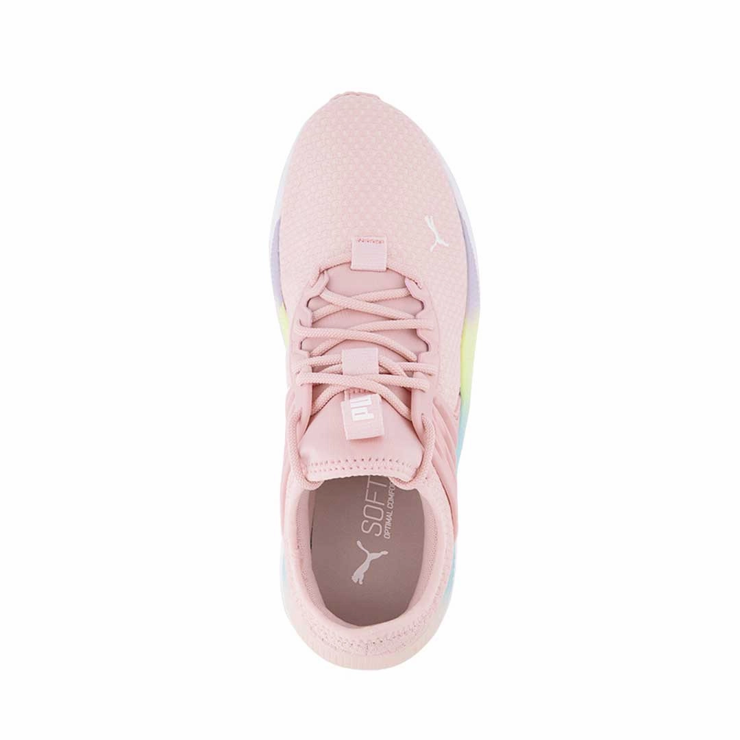 Puma - Kids' (Junior) Pacer Future Rainbow Shoes (383715 01) retro look