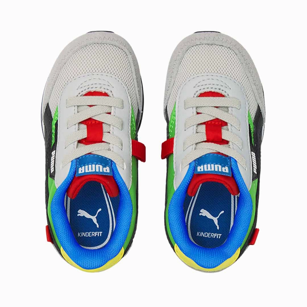 Puma - Kids' (Preschool) Future Rider Splash Shoes (381855 05) Pressure Mapped Outsole