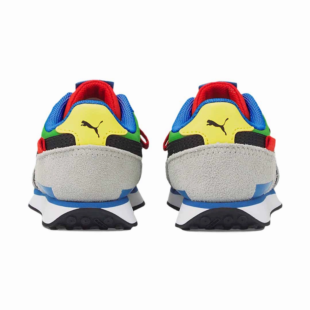 Puma - Kids' (Preschool) Future Rider Splash Shoes (381855 05) Torsional Stability Base