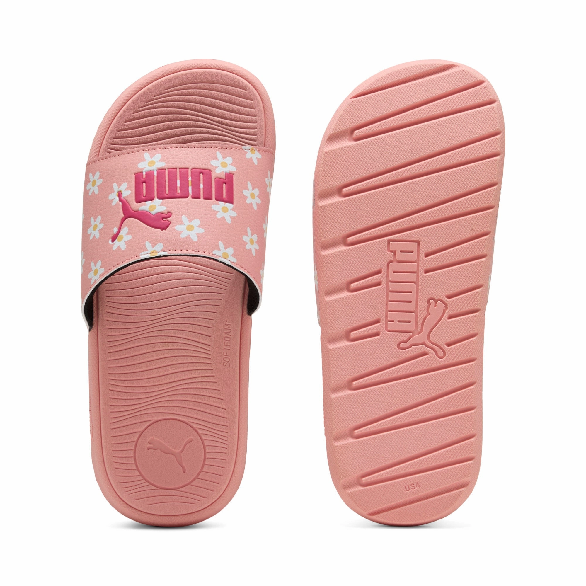 PUMA Big Kids' Girls' Cool Cat 2.0 Daisies Sandals Airy Upper