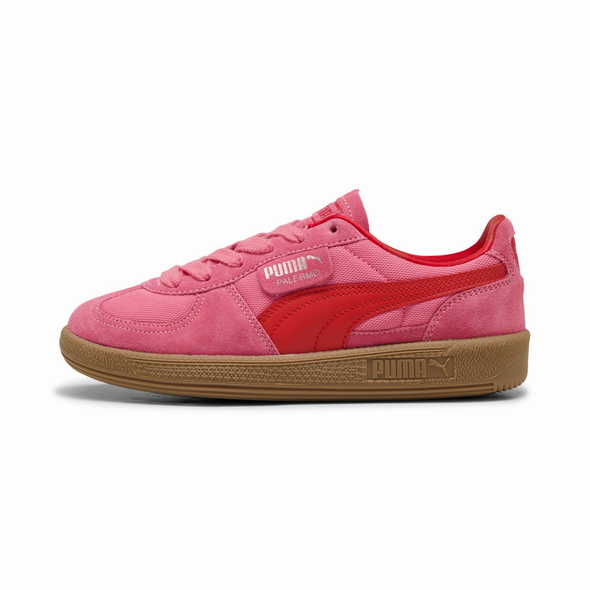PUMA Big Kids' Girls' Palermo Love Sneakers Exclusive chic Iconic arch