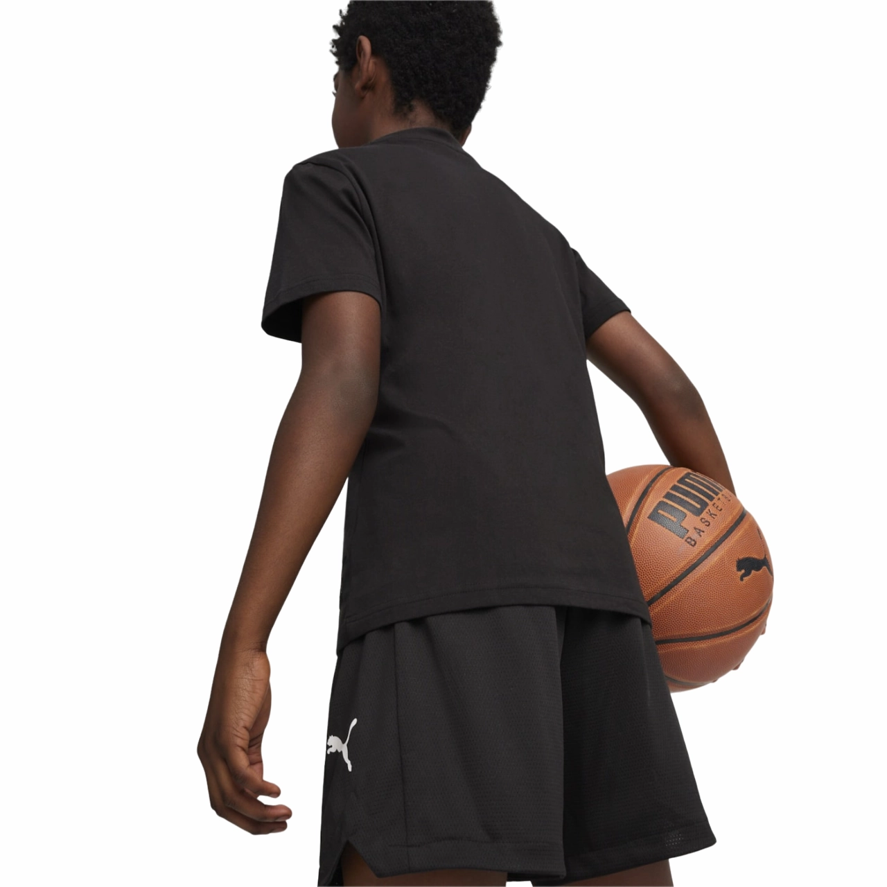Travel Outfit Puma maglietta manica corta da bambino Basketball Blueprint  679282 01 nero