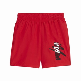 Tall Puma pantaloncino sportivo costume Boxer mare da ragazzo 679233 11 rosso