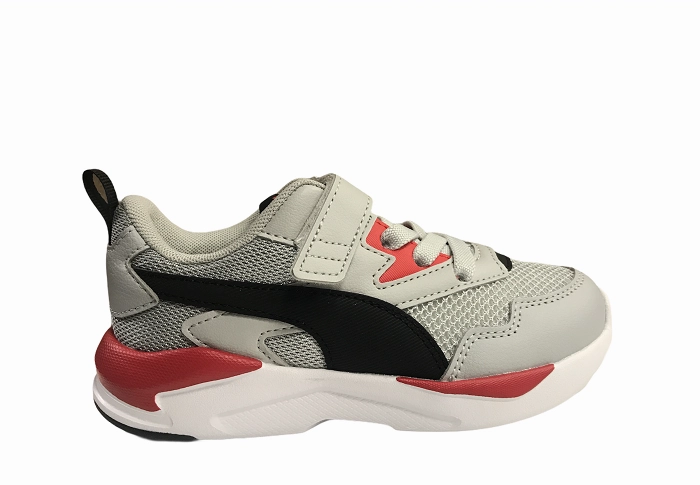 Puma scarpa sneakers da bambino X-Ray Lite AC Ps 374395 13 bianco sporco-nero-rosso kids' style Adaptable to different paces