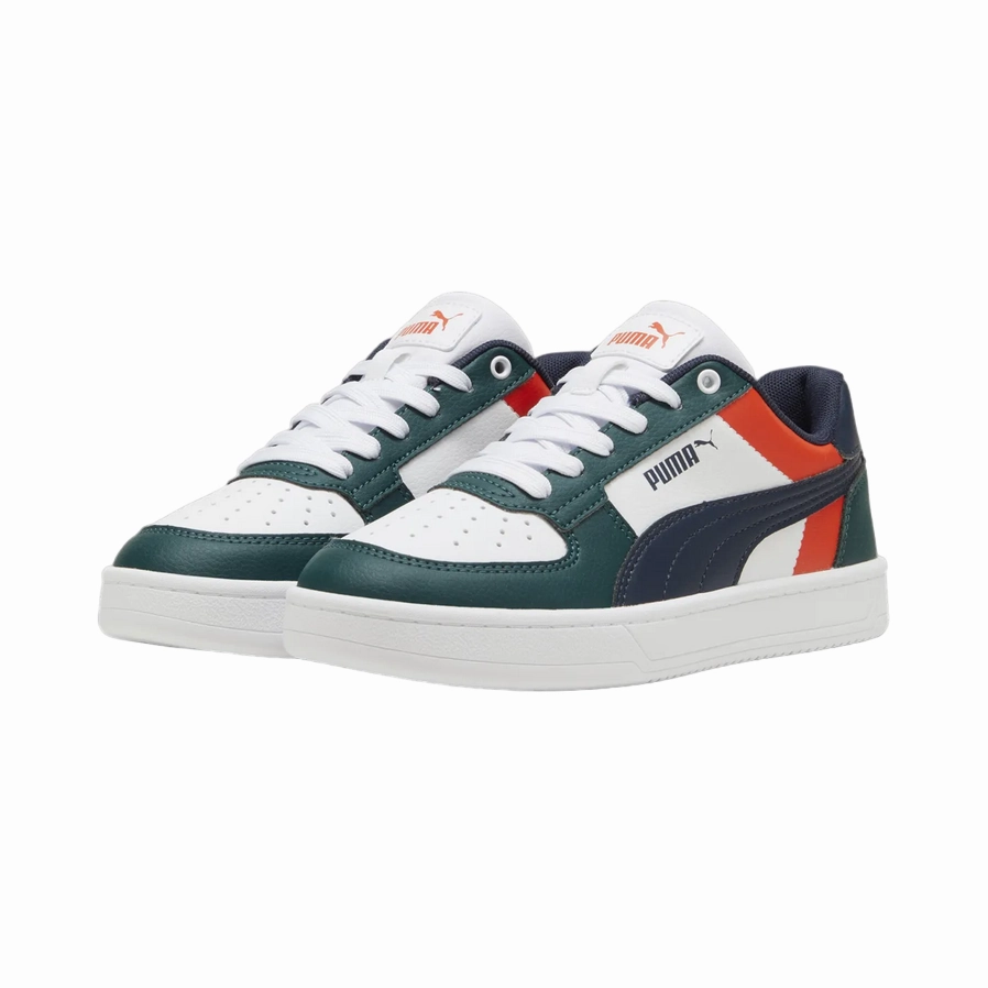 indoor exercise Puma scarpa sneakers da ragazzi Caven 2.0 Block 394461-09 mirtillo-blu-bianco