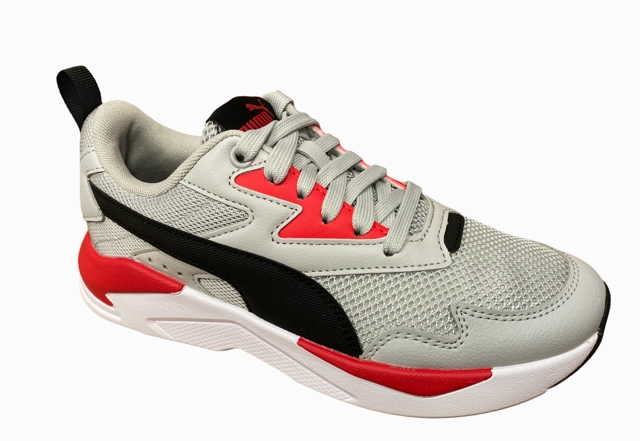 lower - back support Puma scarpa sneakers da ragazzo X-Ray Lite 374393 13 grigio-nero-rosso