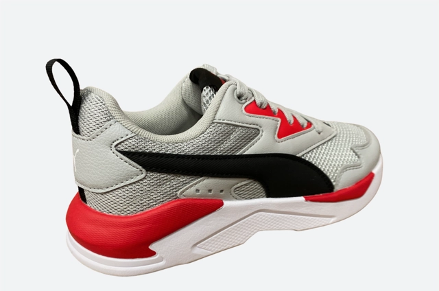 Puma scarpa sneakers da ragazzo X-Ray Lite 374393 13 grigio-nero-rosso running in international races shoes