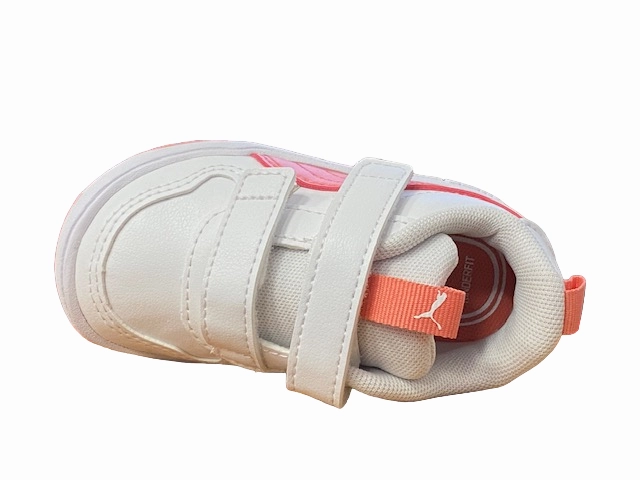 Puma sneakers da bambino con strappi Multiflex SL V Infant 380741 12 white-carnation pink Asphalt running generic running shoes