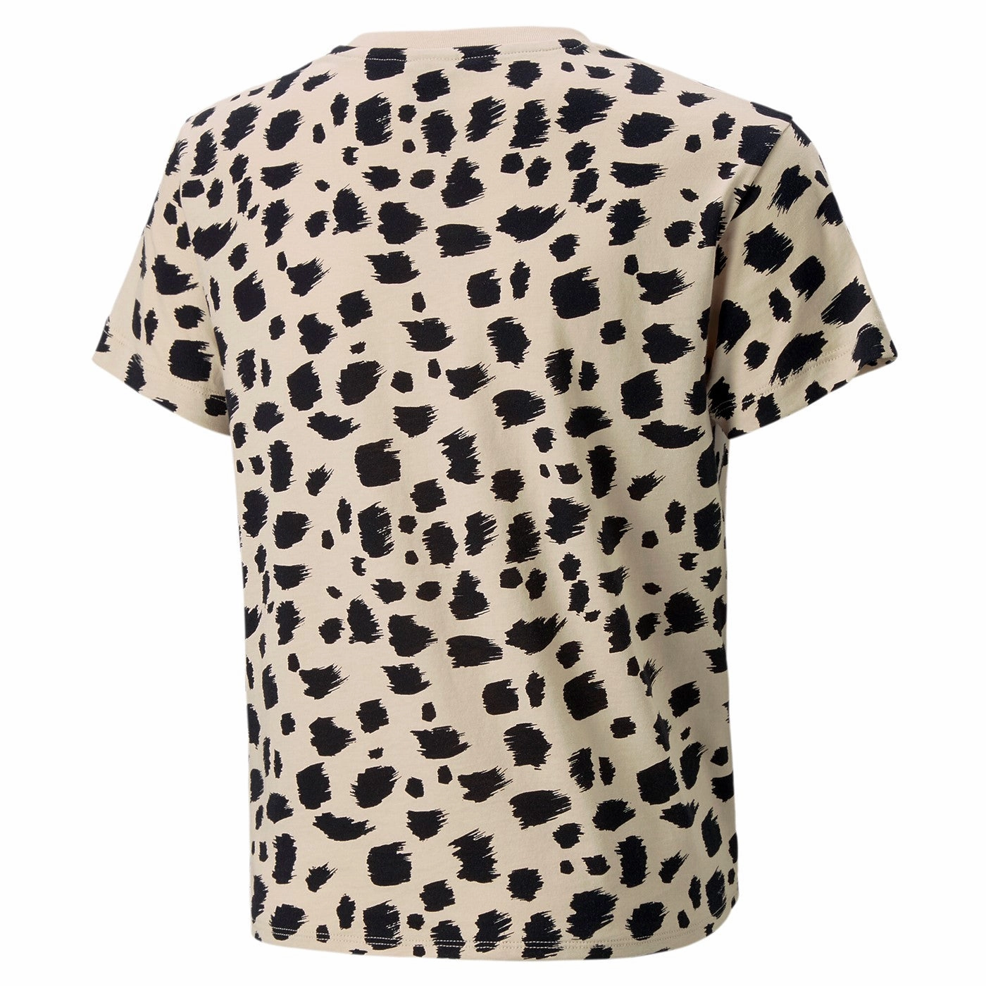 Luxurious Puma T-shirt da bambina e ragazza con nodo in fantasia Aminal AOP Knotted Tee G 673523-88 granola
