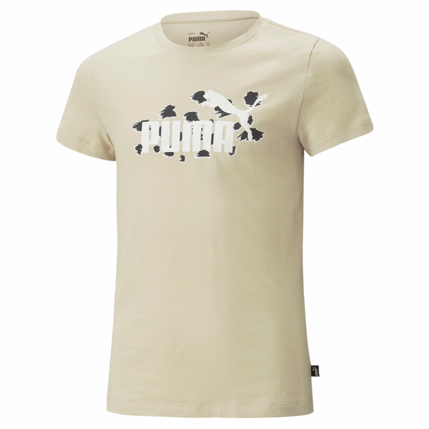 Puma T-shirt manica corta da bambina e ragazza Ess Animal AOP 673516-88 granola UV Protective Fabric