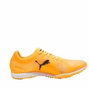 Puma Unisex EvoSpeed Haraka 8 Running Shoes in Sunstream/PUMA Black/PUMA White SS25 microfiber shoes Distance Tracking