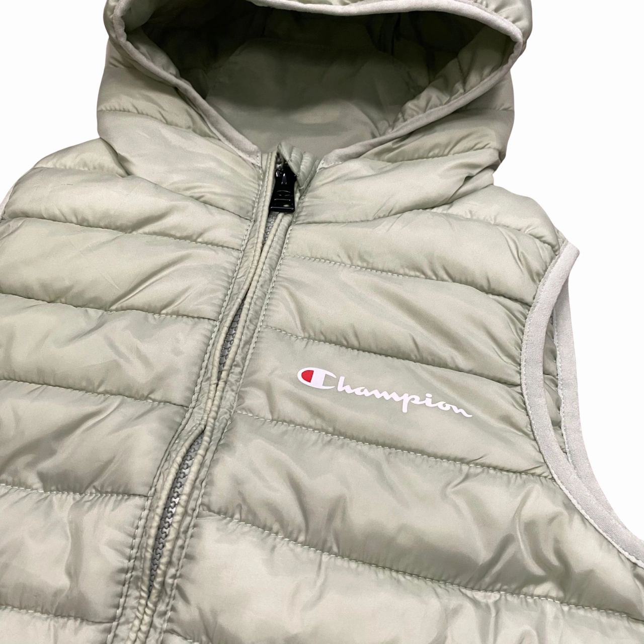 Champion giubbino smanicato junior con cappuccio 307134_GS129 salvia Polyfill Layer Integration