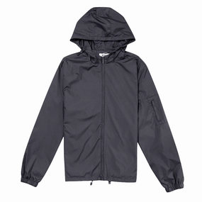 Marai Ripstop Nylon Windbreaker Jacket Men Interchangeable Collar System
