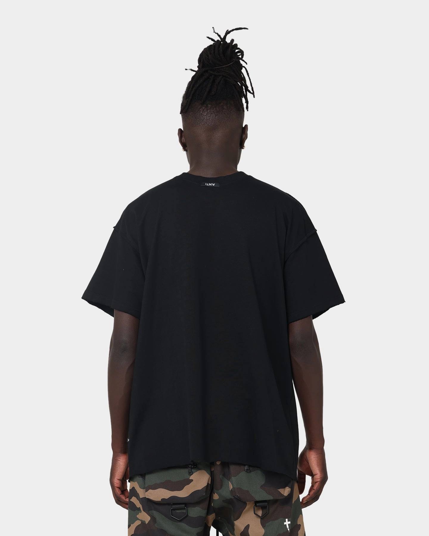Abrasion resistant Ethically Sourced Material The Anti Order Anti Essential Oversized T-Shirt Black