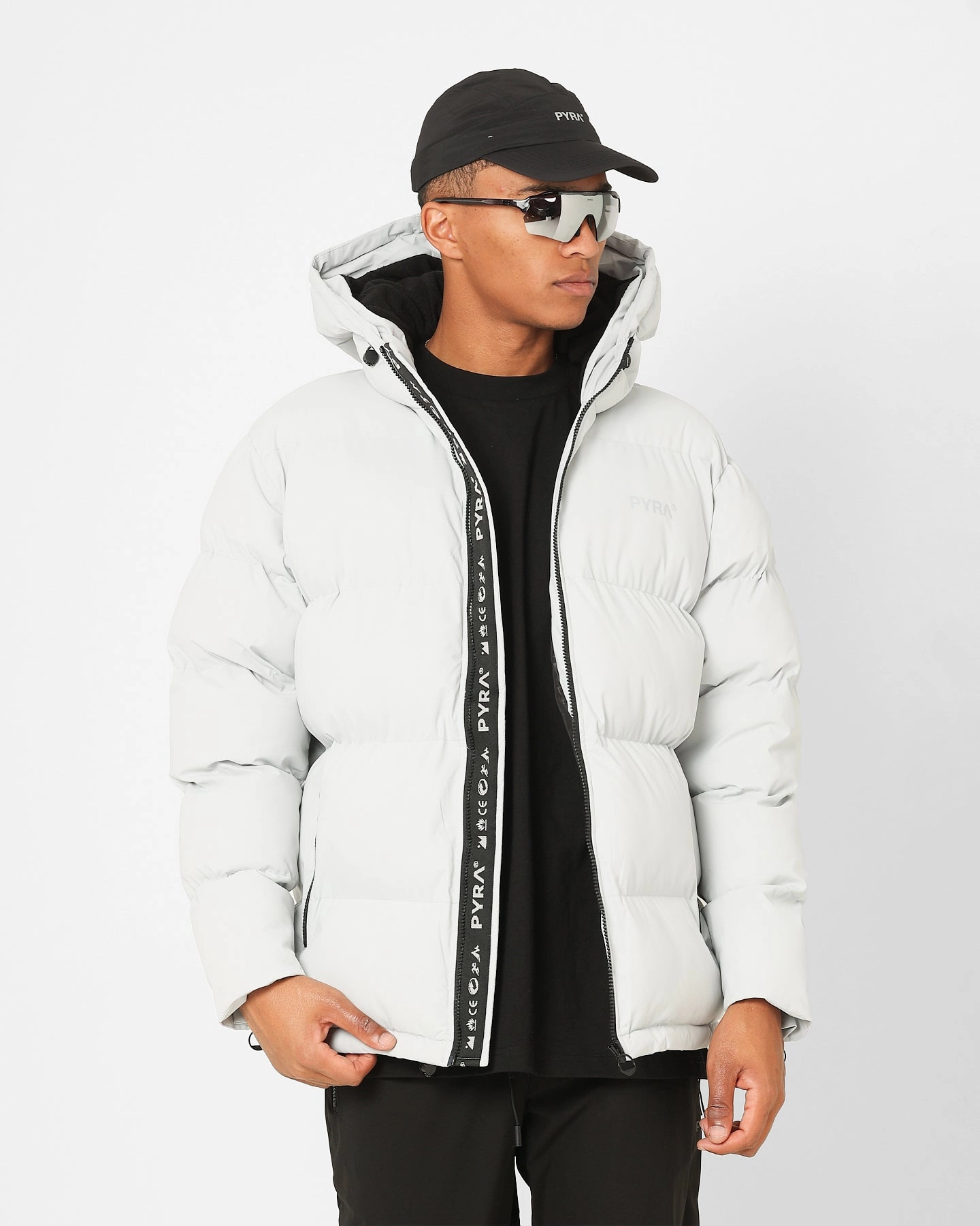Padded collar Street Look Pyra Alpine Puffa Jacket Mist