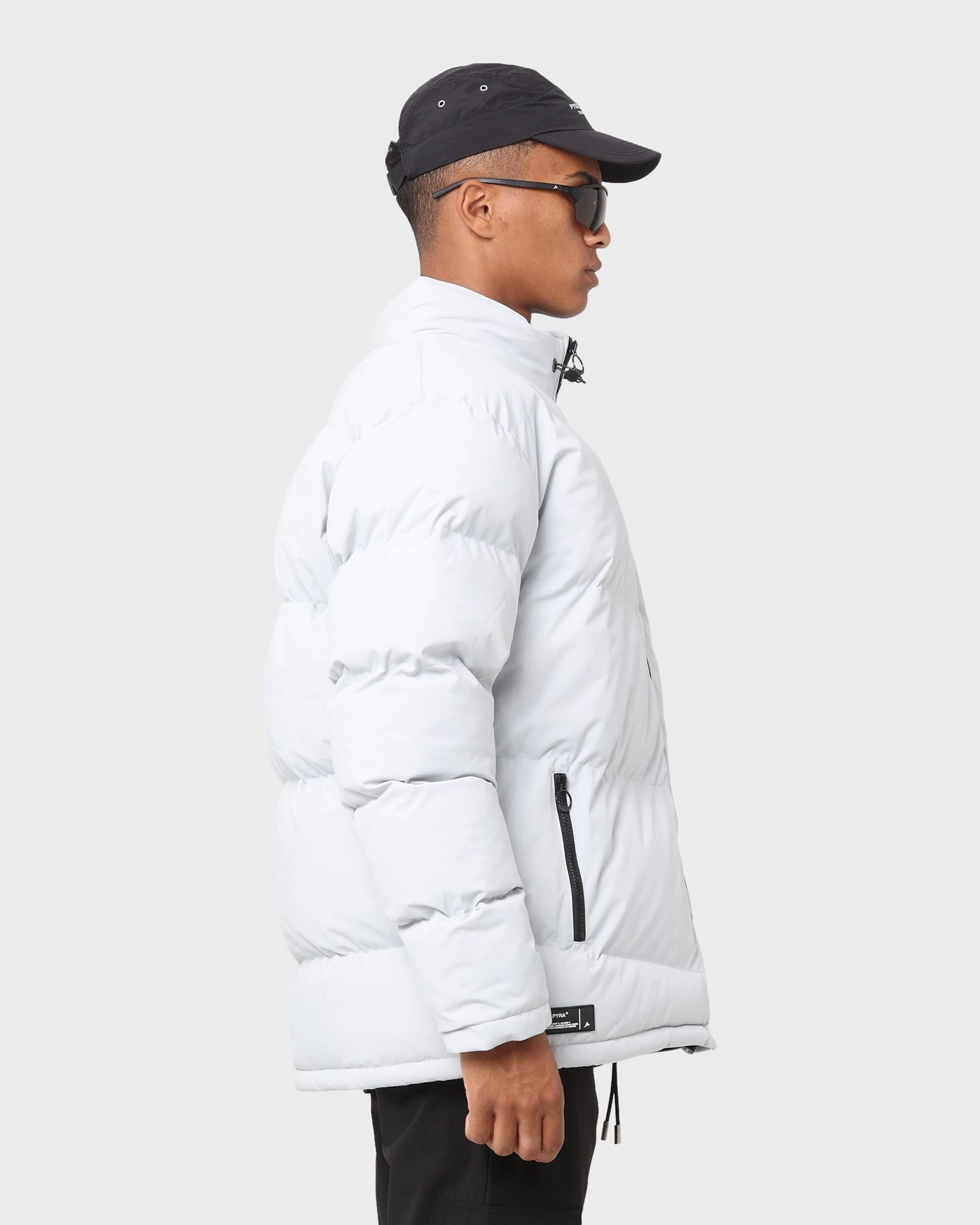 PYRA Padded Puffa Jacket Mist Packable option Office Look