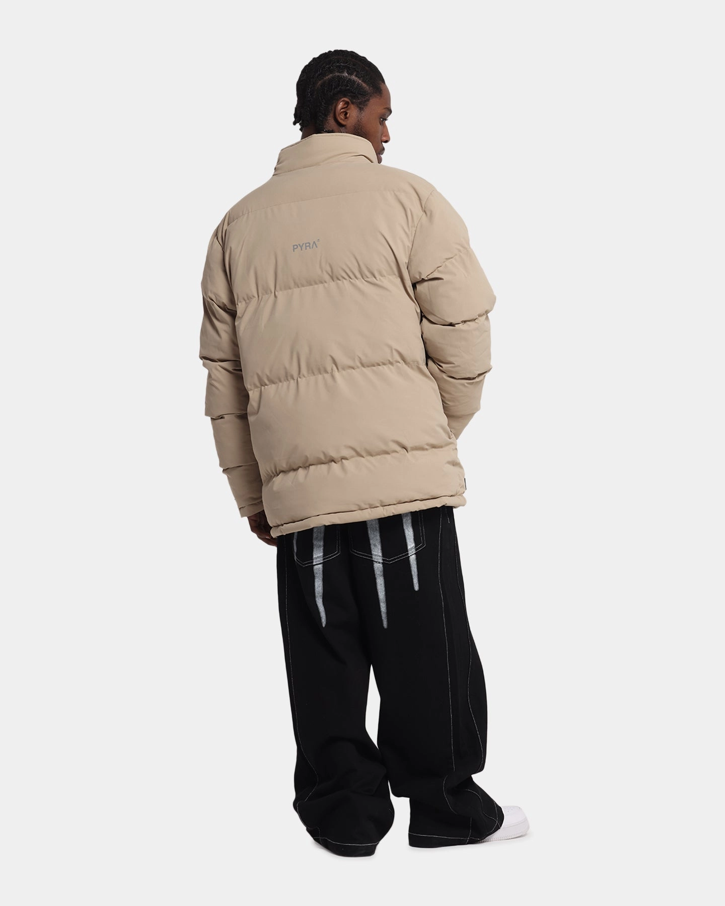 Insulated Interior Lip-gloss Pyra Padded Puffa Jacket Natural