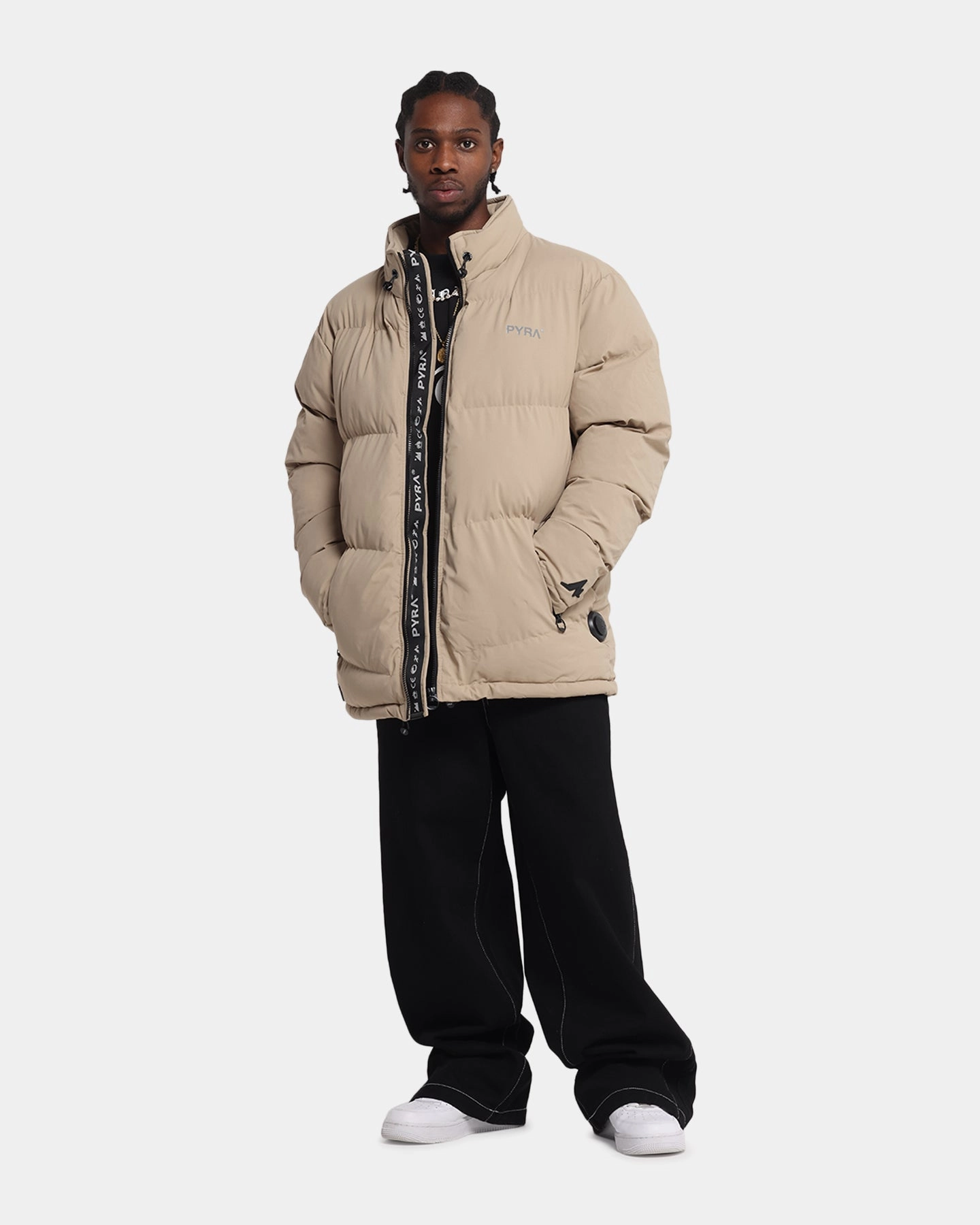 suitable for performance costumes Pyra Padded Puffa Jacket Natural