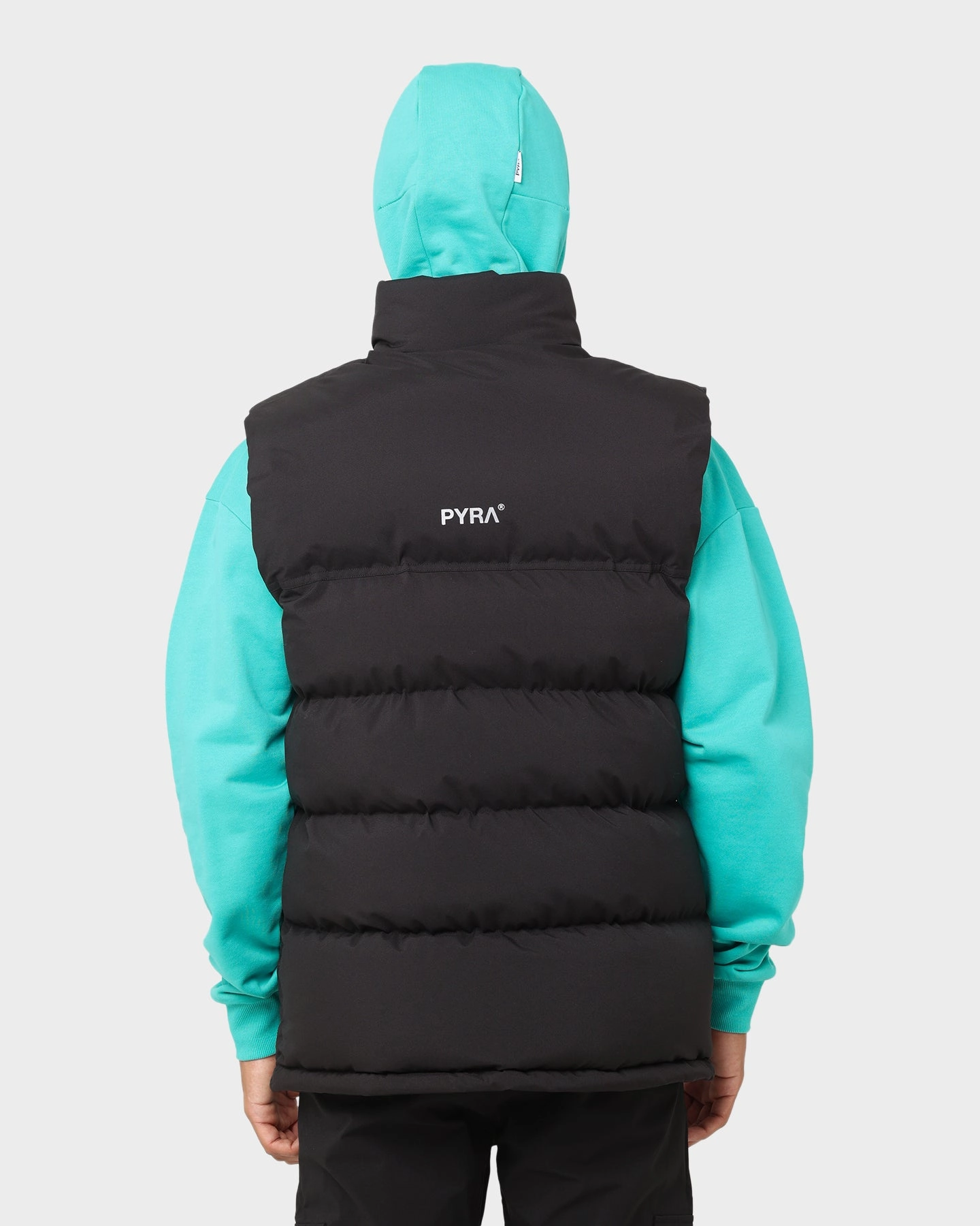 Sympathy PYRA Sleeveless Puffa Vest Black