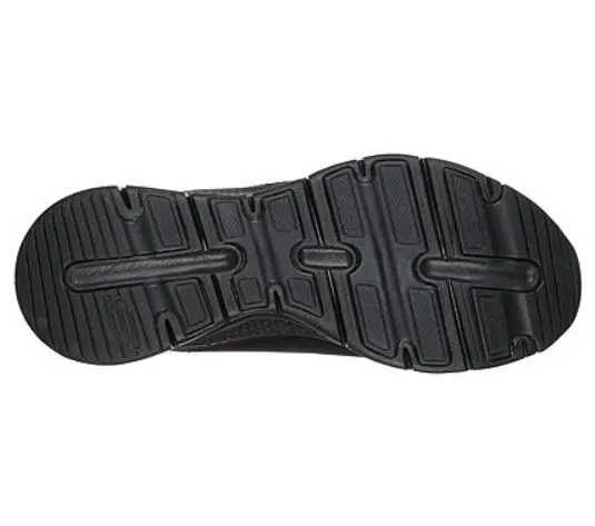 running on a rubber track shoes campus - runner Skechers scarpa sneakers da donna Arch Fit Metro Skyline 149147 BBK nero