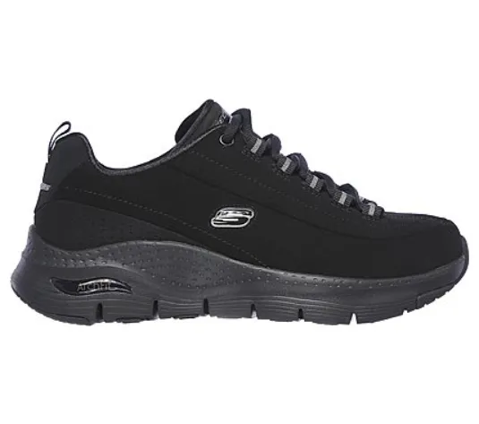 Training - session tempo runs Skechers scarpa sneakers da donna Arch Fit Metro Skyline 149147 BBK nero