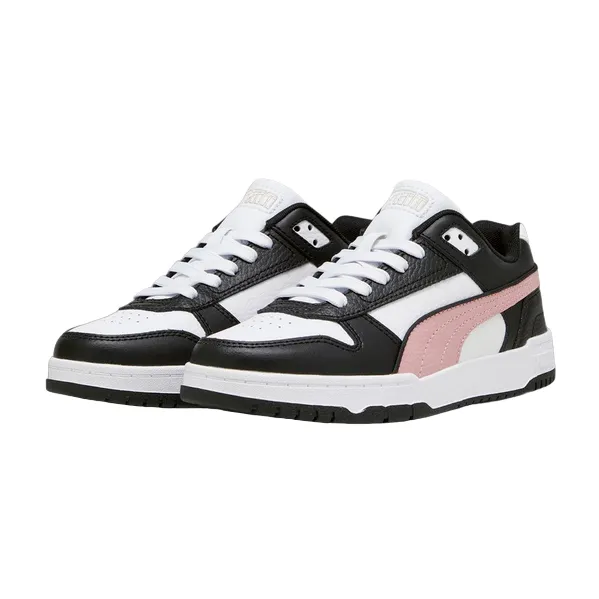 Puma scarpa sneakers da donna RBD Game Low 386373 24 bianco-rosa-nero warm - up running