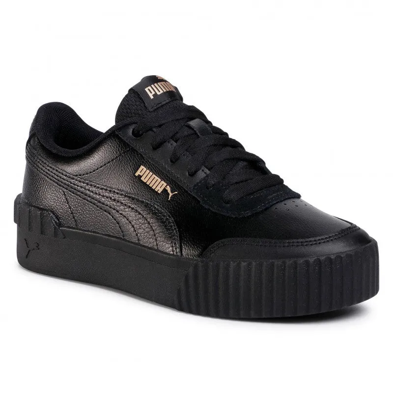 Puma scarpa sneakers da donna con zeppa Carina Lift 373031 01 nero Ventilation Channels Design