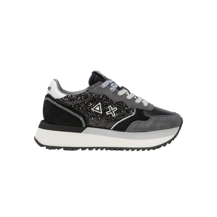 Lightweight Footwear Sun68 scarpa sneakers da donna Big Ally Glitter Z44217 11 nero